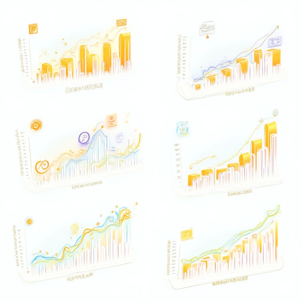 Gráficos de tendencias económicas de Colombia
